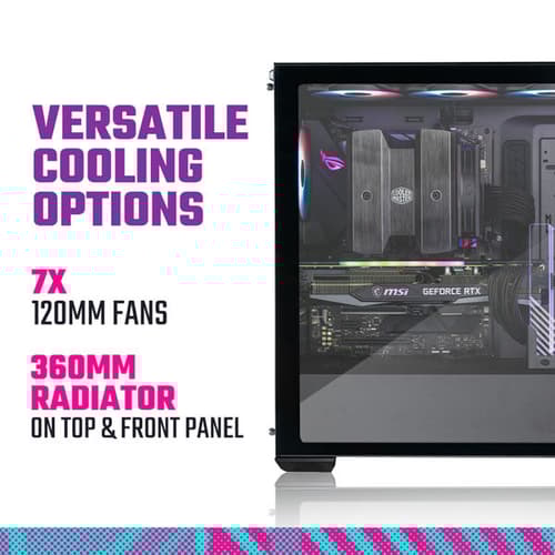 Cooler Master MasterBox MB520 Mesh ARGB ATX Mid Tower Case